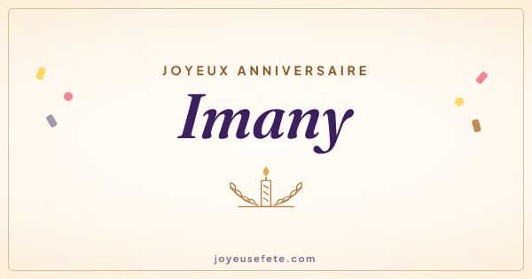Image « Joyeux anniversaire Imany » au format large