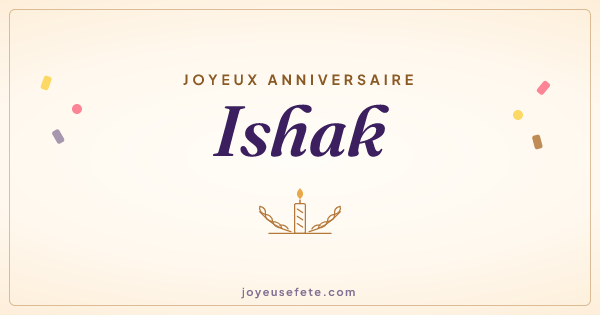 Image « Joyeux anniversaire Ishak » au format large