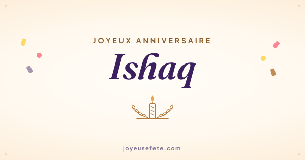 Image « Joyeux anniversaire Ishaq » au format large