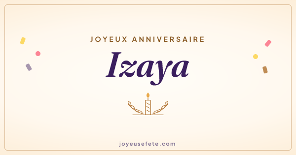 Image « Joyeux anniversaire Izaya » au format large
