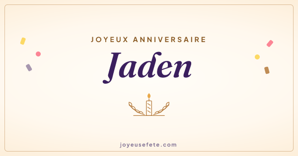Image « Joyeux anniversaire Jaden » au format large