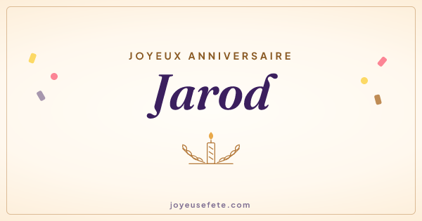 Image « Joyeux anniversaire Jarod » au format large