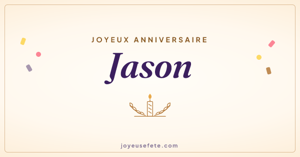 Image « Joyeux anniversaire Jason » au format large