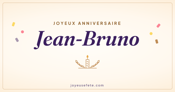Image « Joyeux anniversaire Jean-Bruno » au format large
