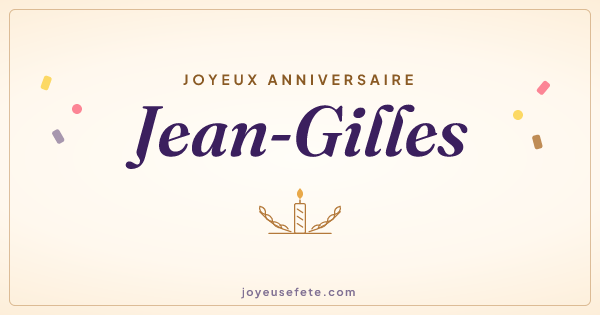 Image « Joyeux anniversaire Jean-Gilles » au format large