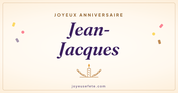 Image « Joyeux anniversaire Jean-Jacques » au format large