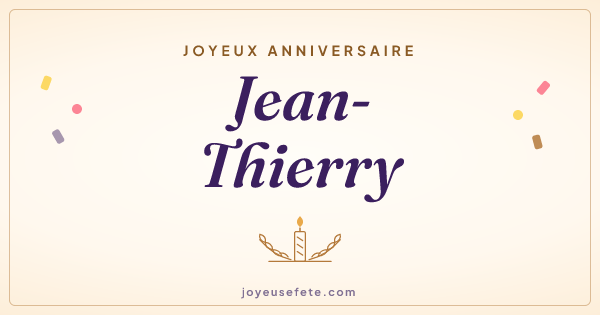 Image « Joyeux anniversaire Jean-Thierry » au format large