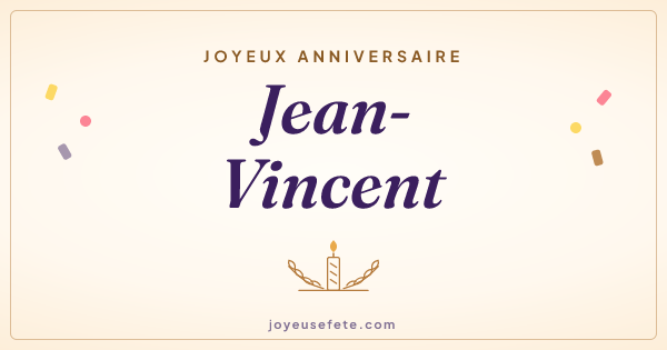 Image « Joyeux anniversaire Jean-Vincent » au format large