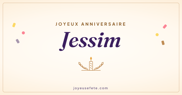 Image « Joyeux anniversaire Jessim » au format large
