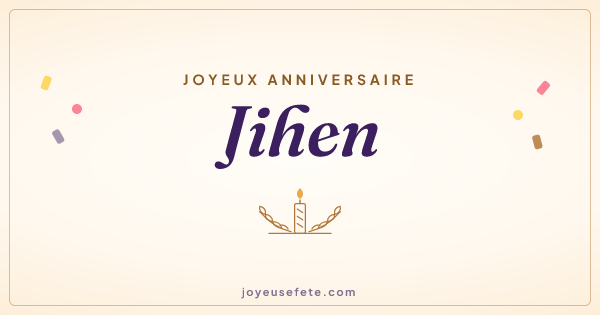 Image « Joyeux anniversaire Jihen » au format large