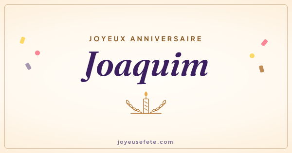 Image « Joyeux anniversaire Joaquim » au format large