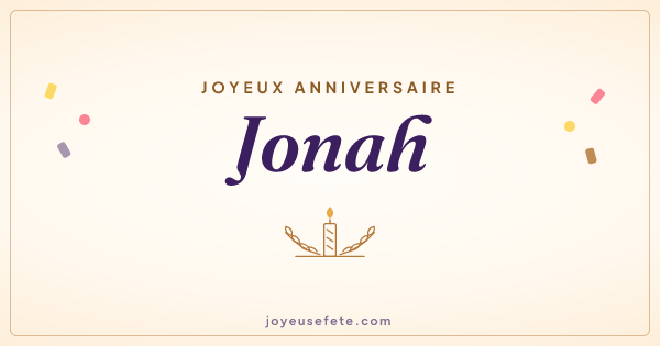 Image « Joyeux anniversaire Jonah » au format large