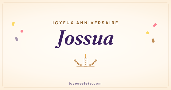 Image « Joyeux anniversaire Jossua » au format large