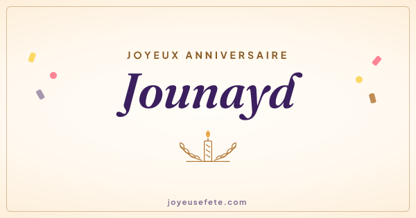 Image « Joyeux anniversaire Jounayd » au format large