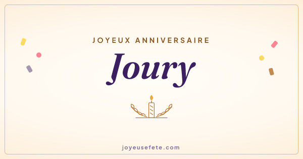 Image « Joyeux anniversaire Joury » au format large