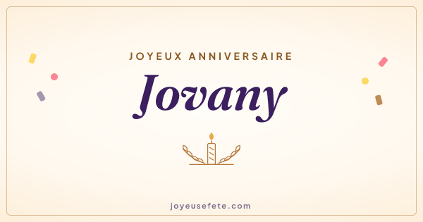 Image « Joyeux anniversaire Jovany » au format large