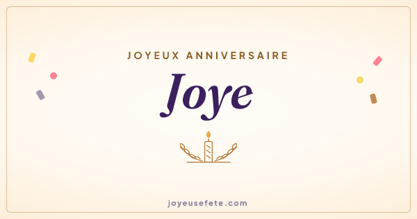 Image « Joyeux anniversaire Joye » au format large
