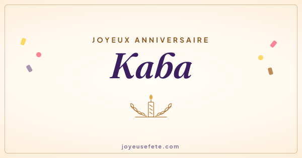 Image « Joyeux anniversaire Kaba » au format large