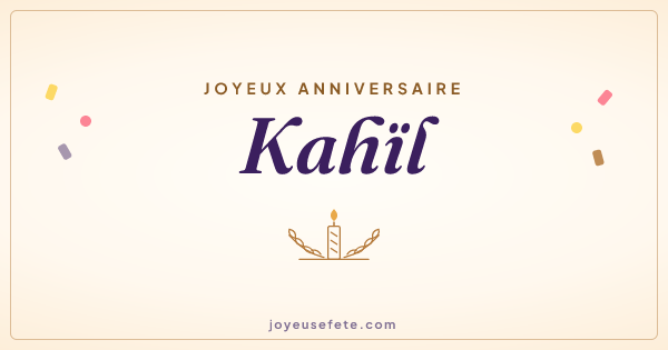 Image « Joyeux anniversaire Kahïl » au format large
