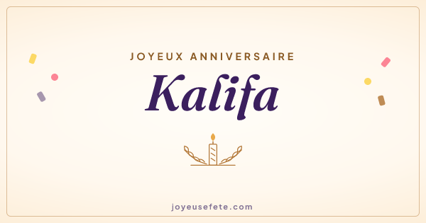 Image « Joyeux anniversaire Kalifa » au format large