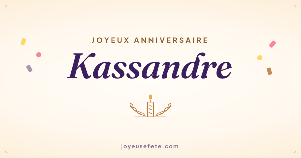 Image « Joyeux anniversaire Kassandre » au format large