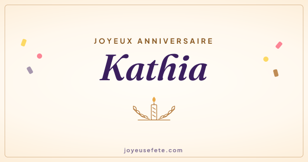 Image « Joyeux anniversaire Kathia » au format large