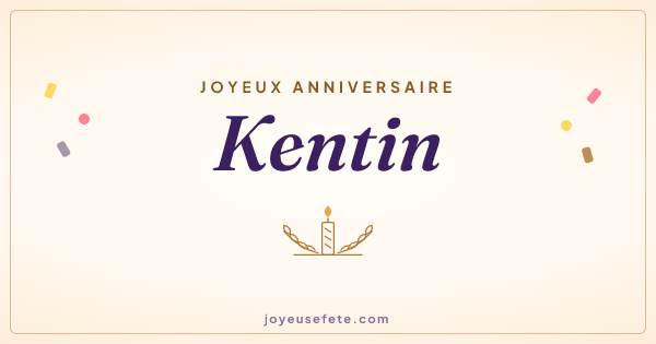 Image « Joyeux anniversaire Kentin » au format large
