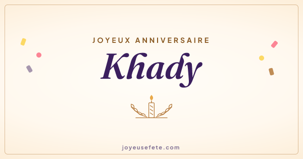 Image « Joyeux anniversaire Khady » au format large