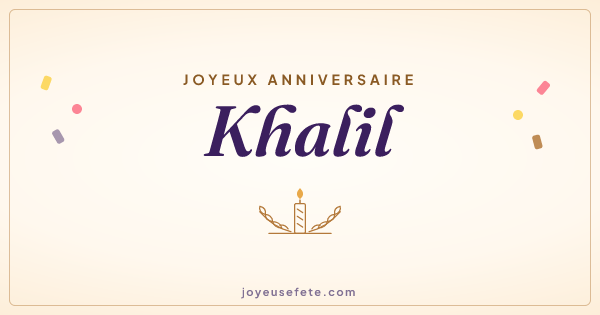 Image « Joyeux anniversaire Khalil » au format large