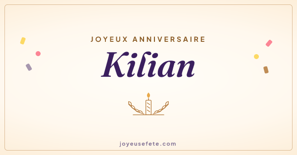 Image « Joyeux anniversaire Kilian » au format large