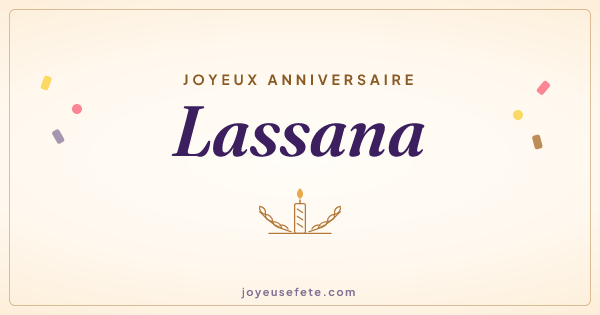 Image « Joyeux anniversaire Lassana » au format large