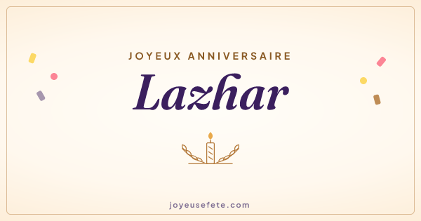 Image « Joyeux anniversaire Lazhar » au format large
