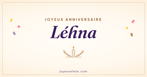 Image « Joyeux anniversaire Léhna » au format large