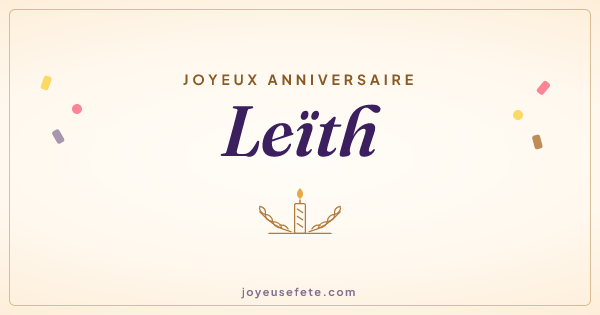Image « Joyeux anniversaire Leïth » au format large