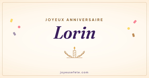 Image « Joyeux anniversaire Lorin » au format large