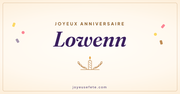 Image « Joyeux anniversaire Lowenn » au format large