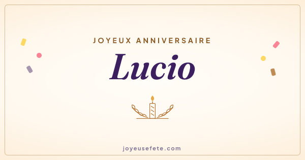 Image « Joyeux anniversaire Lucio » au format large