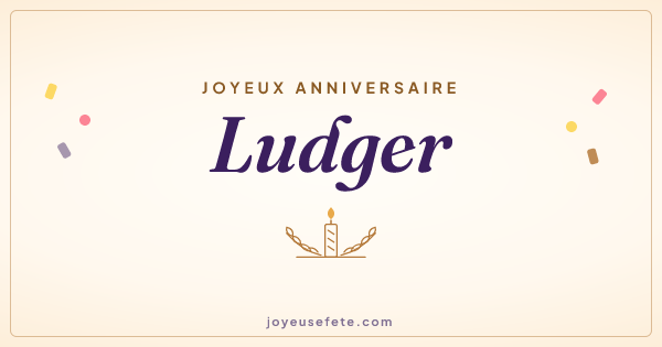 Image « Joyeux anniversaire Ludger » au format large