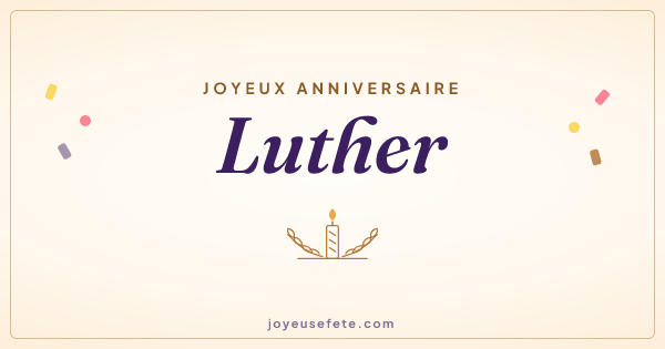 Image « Joyeux anniversaire Luther » au format large