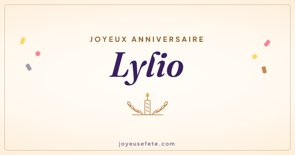Image « Joyeux anniversaire Lylio » au format large