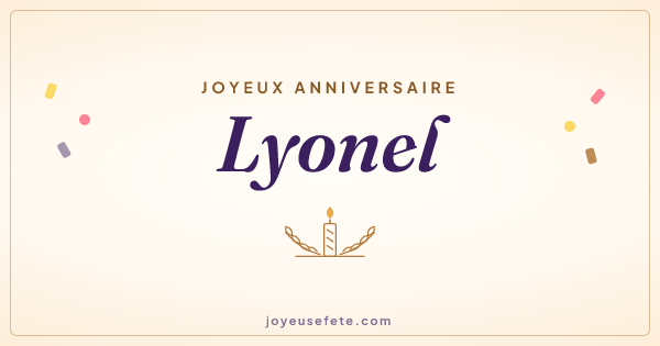 Image « Joyeux anniversaire Lyonel » au format large