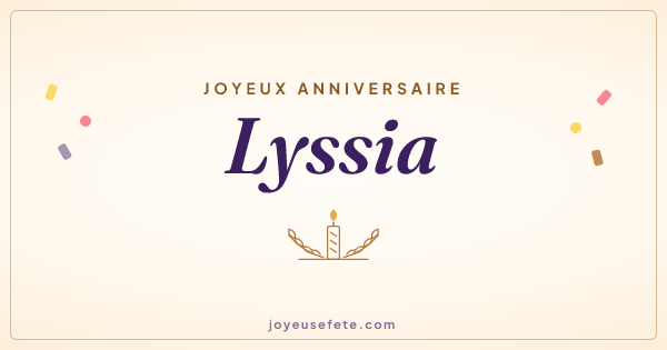 Image « Joyeux anniversaire Lyssia » au format large