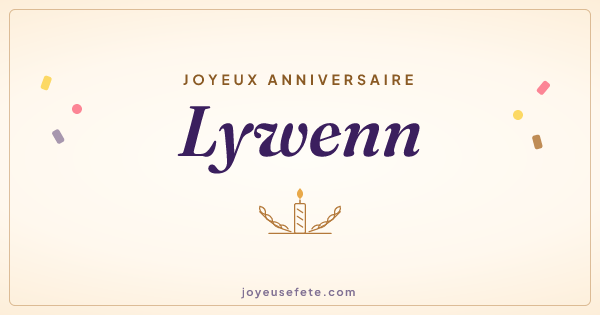 Image « Joyeux anniversaire Lywenn » au format large