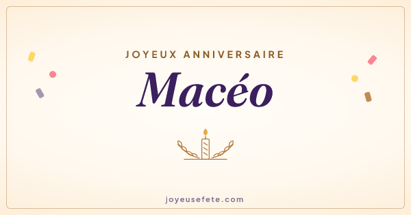 Image « Joyeux anniversaire Macéo » au format large