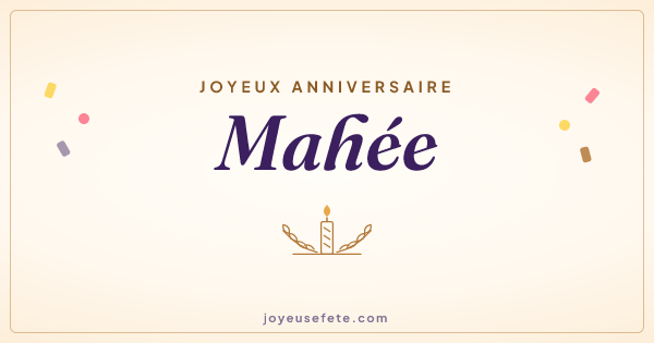 Image « Joyeux anniversaire Mahée » au format large