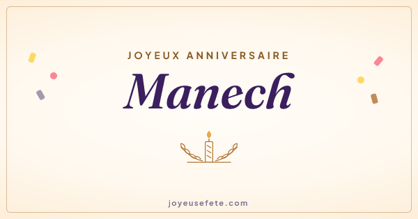 Image « Joyeux anniversaire Manech » au format large
