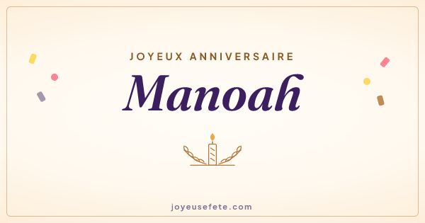 Image « Joyeux anniversaire Manoah » au format large