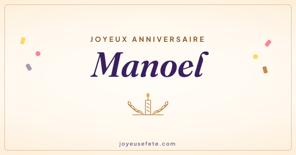 Image « Joyeux anniversaire Manoel » au format large
