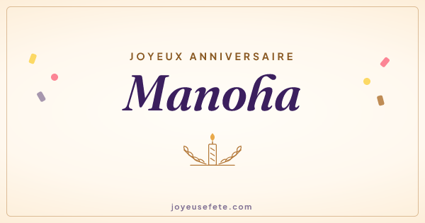Image « Joyeux anniversaire Manoha » au format large