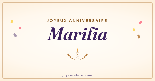 Image « Joyeux anniversaire Marilia » au format large